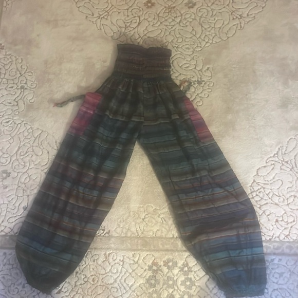 Cotton Yoga/Boho Pants, made in India, 100% Cotton - Picture 1 of 3